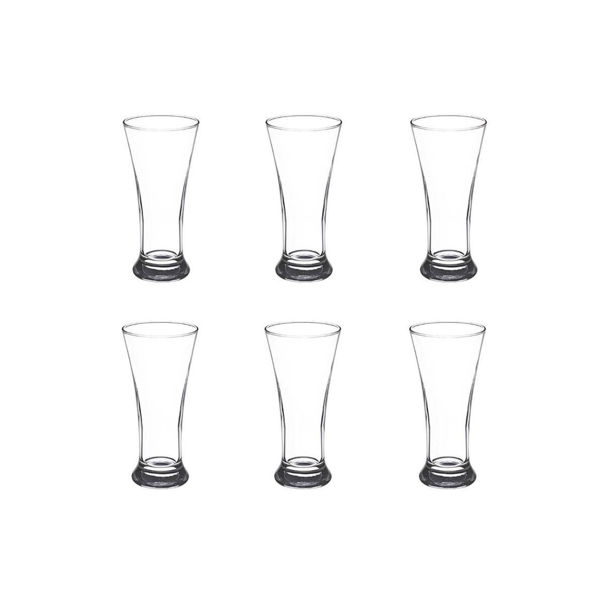 SECRET DE GOURMET Lot de 6 verres à pastis  marius  18cl transparent