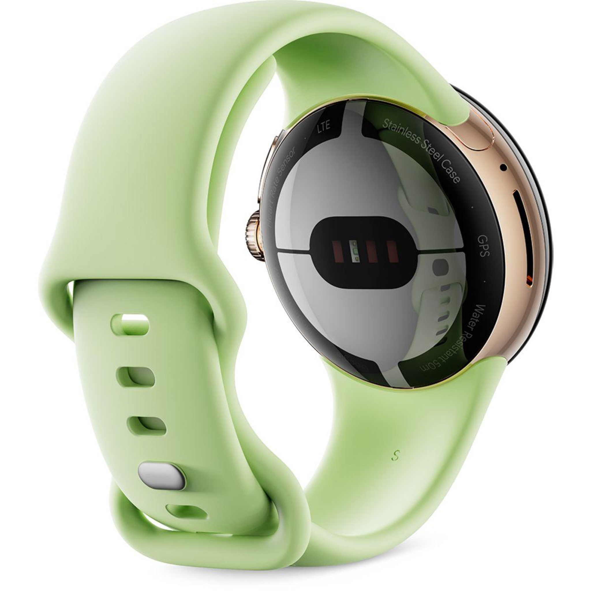 Voir la diapositive 2 : GOOGLE Bracelet Pixel Watch Bands Silicone Active jaune