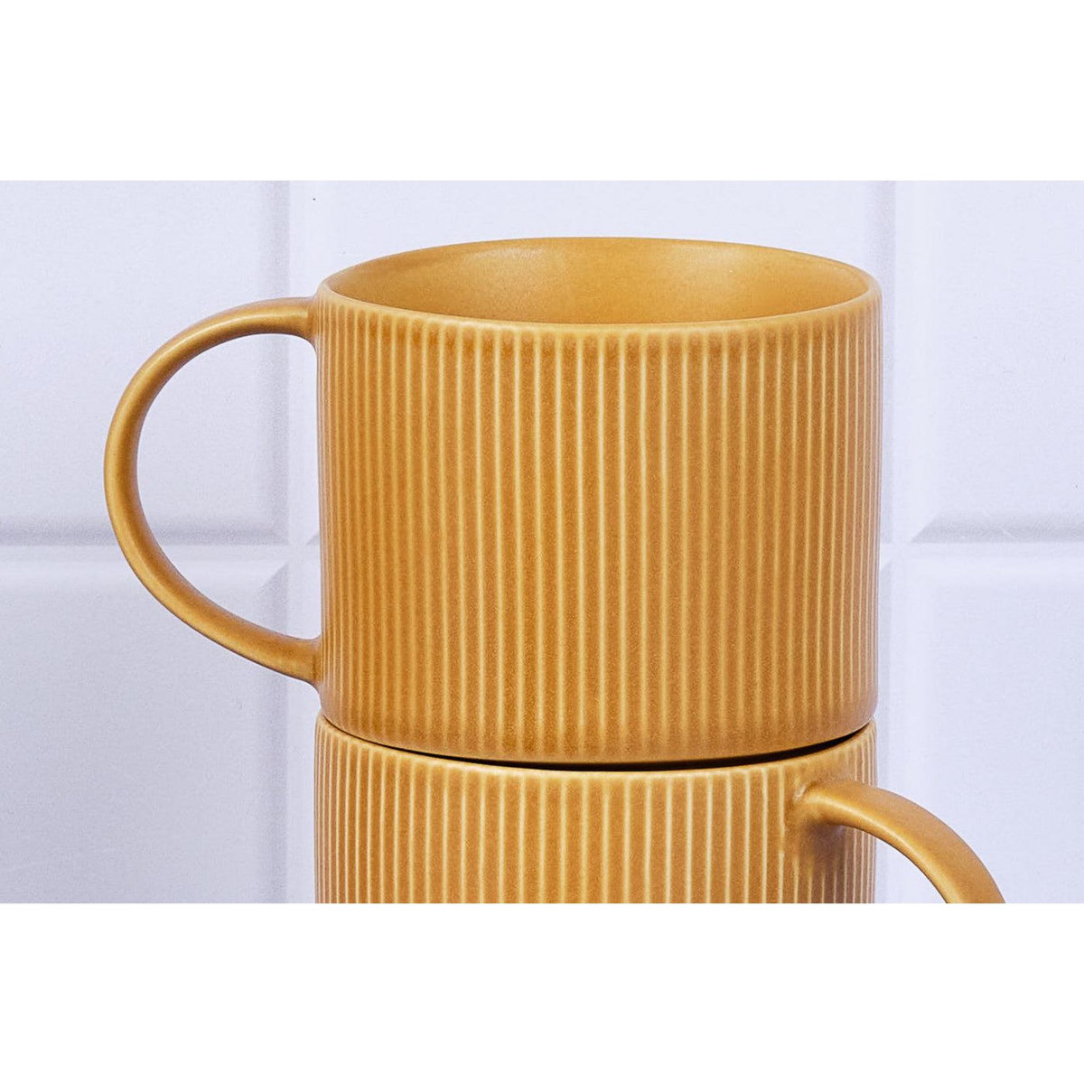 BJORN Mug SCANDI 50cl - 4 pièces - Ocre