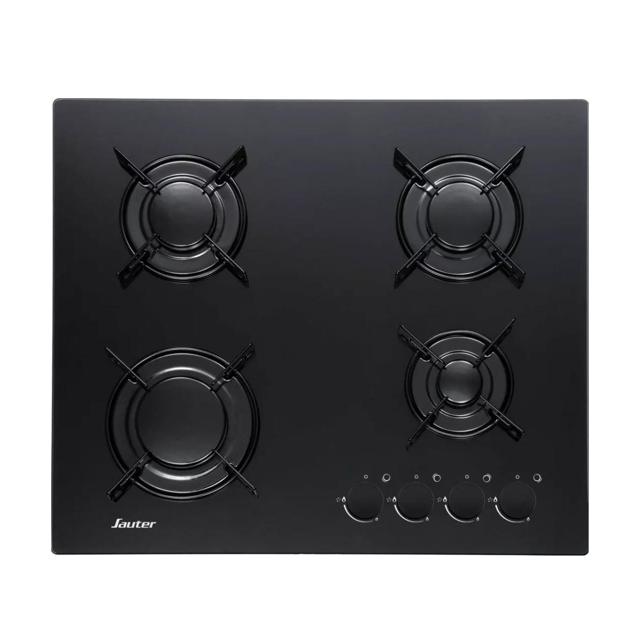 Sauter Table de cuisson gaz 60cm 4 feux noir - SPG3465B