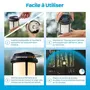  Appareil Anti-Moustiques & Moustiques Tigre sans fil - Lanterne Noire -20m² de Protection