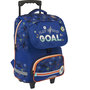 Voir la diapositive 2 : AUCHAN Sac à dos à roulettes bleu FOOTBALL
