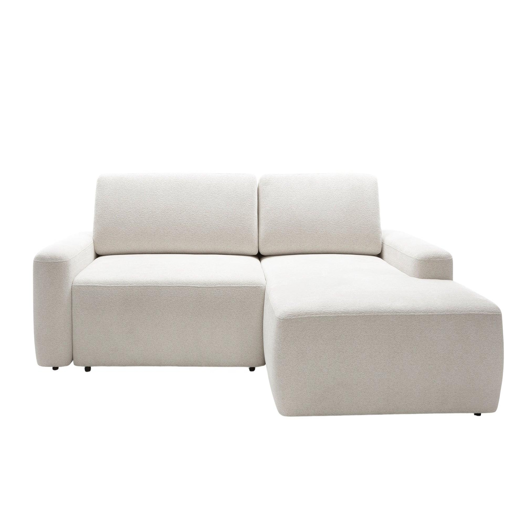 Voir la diapositive 1 : CASANOVA PARIS Ivy - canapé d'angle convertible tissu chiné