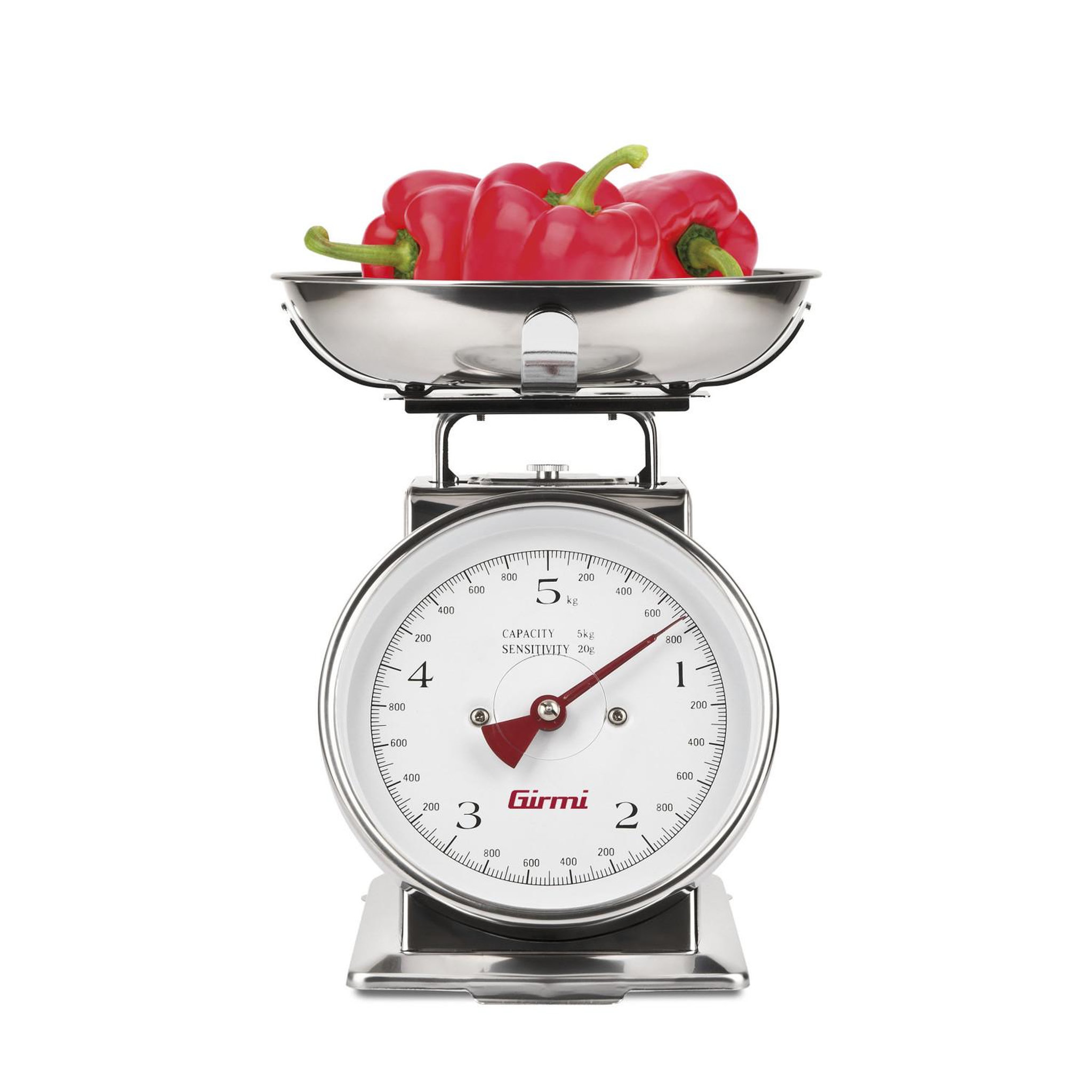 Voir la diapositive 3 : GIRMI Girmi PS90 Acier inoxydable Comptoir Rectangle Balances de cuisine mécaniques