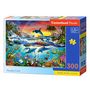 Voir la diapositive 2 : Castorland Puzzle 300 pièces : Crique paradisiaque