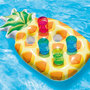 Voir la diapositive 2 : INTEX Porte Verre Gonflable  Ananas  97cm Jaune