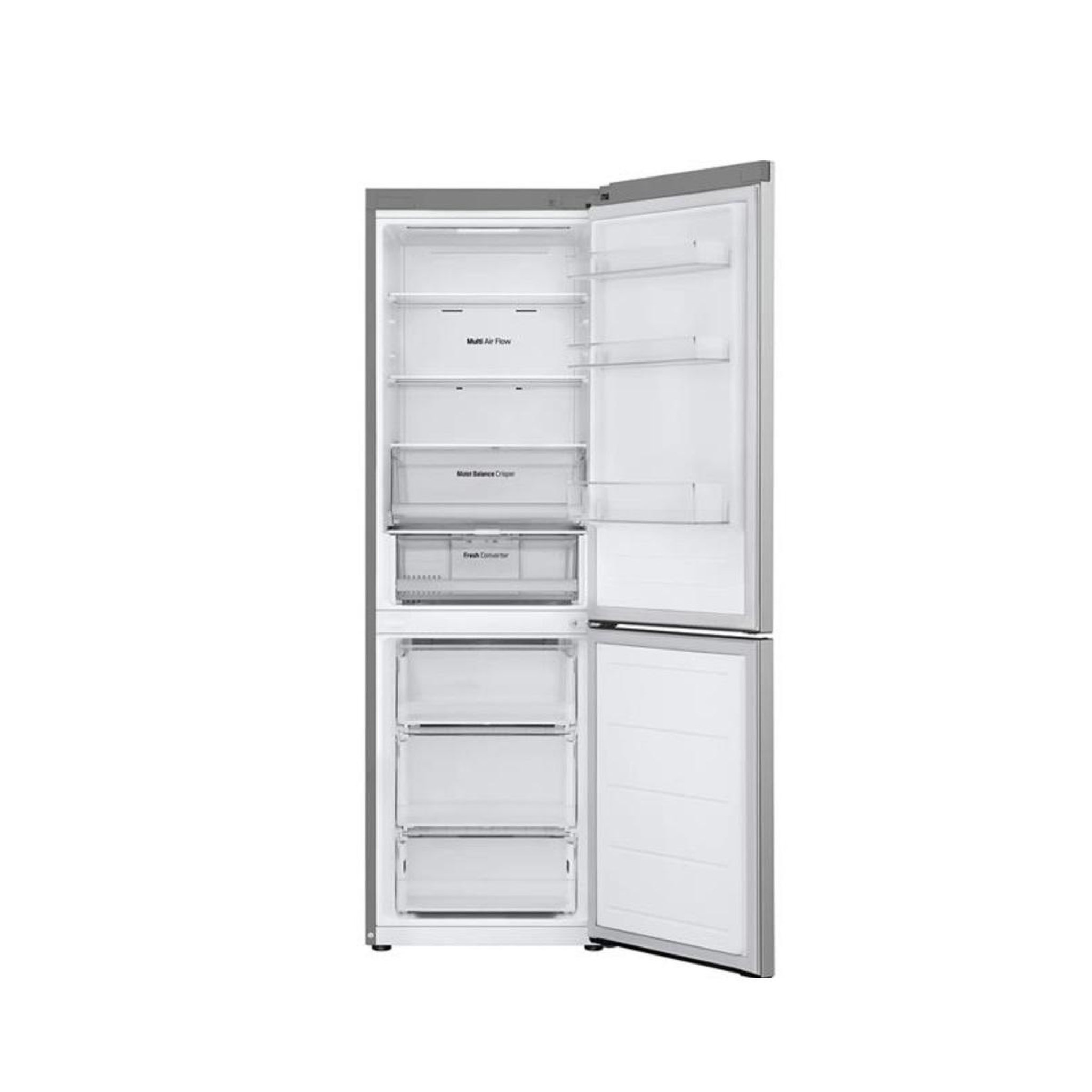 Voir la diapositive 3 : LG Réfrigérateur combiné 60cm 344l nofrost gris - gbv3100epy