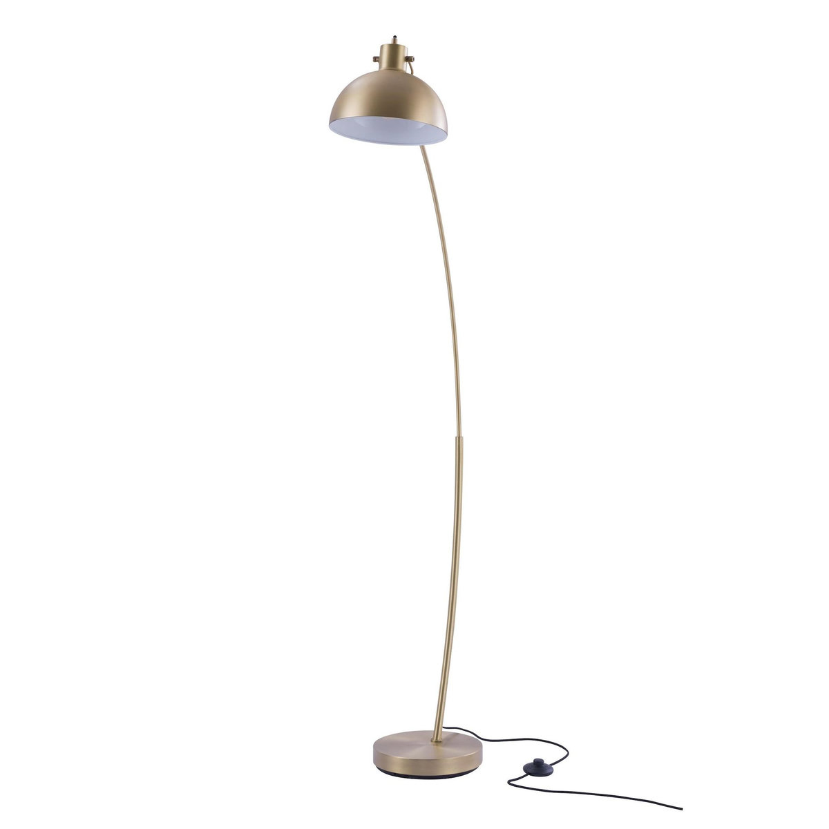 Rendez vous déco Lampadaire en métal couleur laiton-Jersey