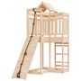 Voir la diapositive 3 : VIDAXL Maisonnette de jeu avec mur d'escalade bois massif de pin