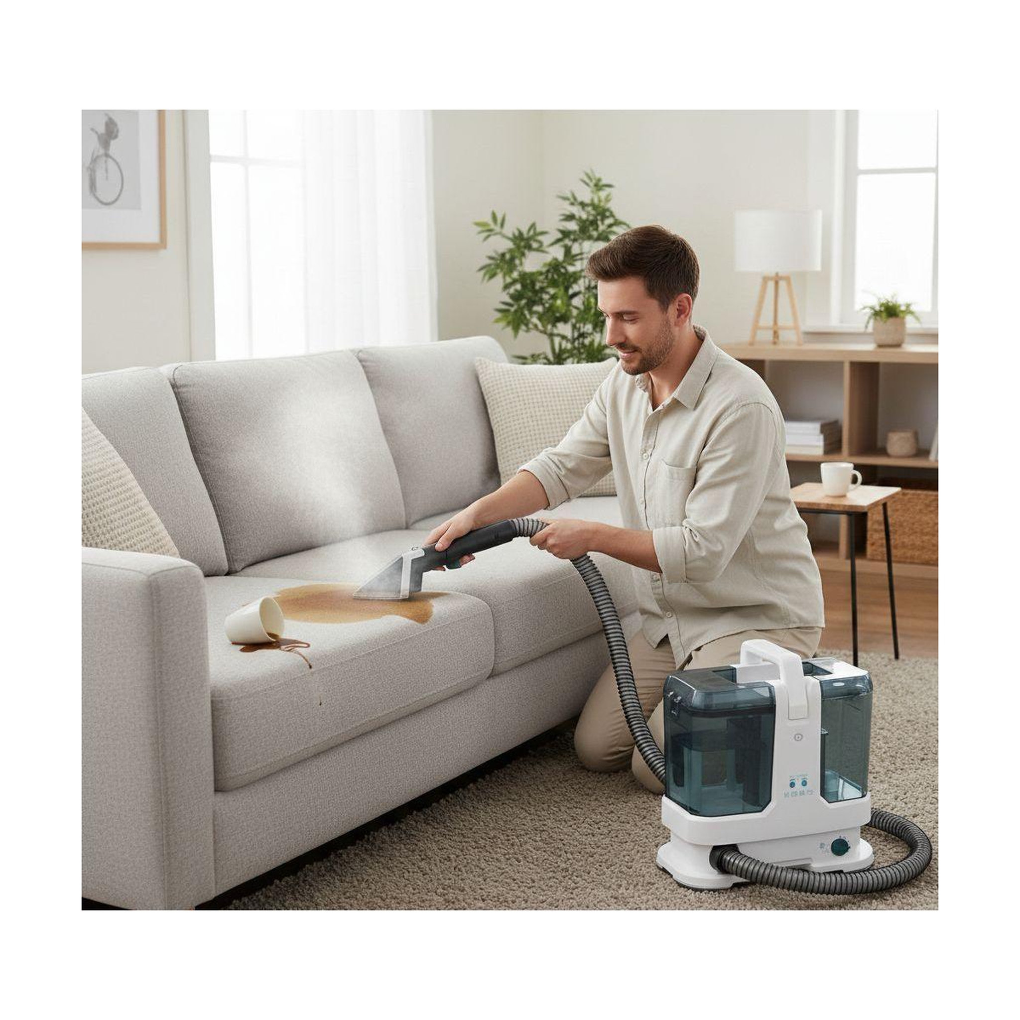 Voir la diapositive 5 : ESSENTIEL B Nettoyeur détacheur ead avec fonction vapeur et lavage à l'eau chaude 60°c