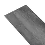 VIDAXL Planches de plancher PVC Non auto-adhesif 4,46 m^2 Gris brillant