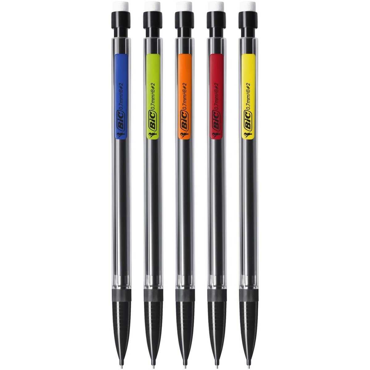 BIC Lot de 10 portes mines HB 0.7mm MATIC Classic coloris aléatoire