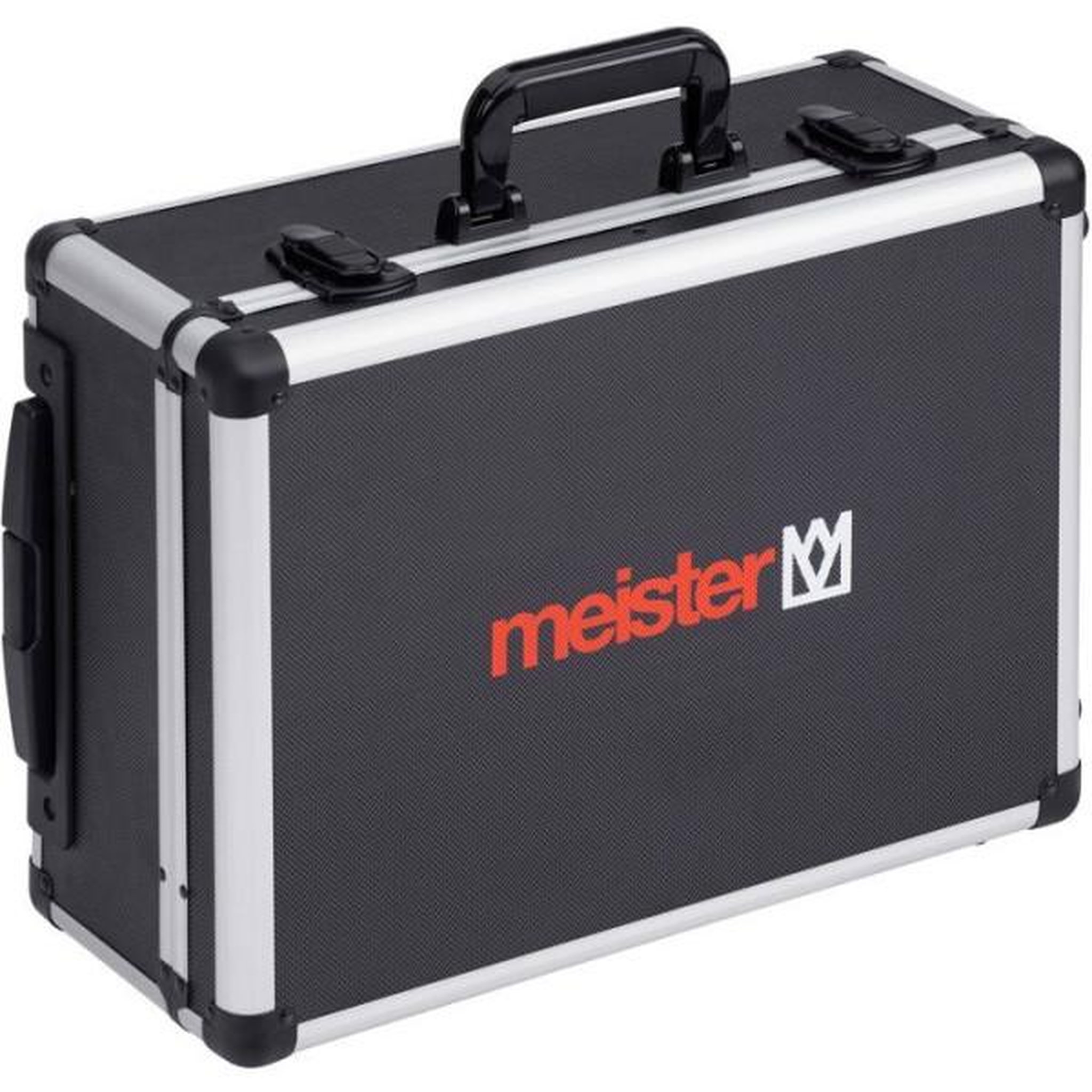 Voir la diapositive 3 : MEISTER Trolley a outils vide - meister - alu - 46 x 35 x 19 cm - compartiments 15 + 6 - poignée extensible + 2 roulettes