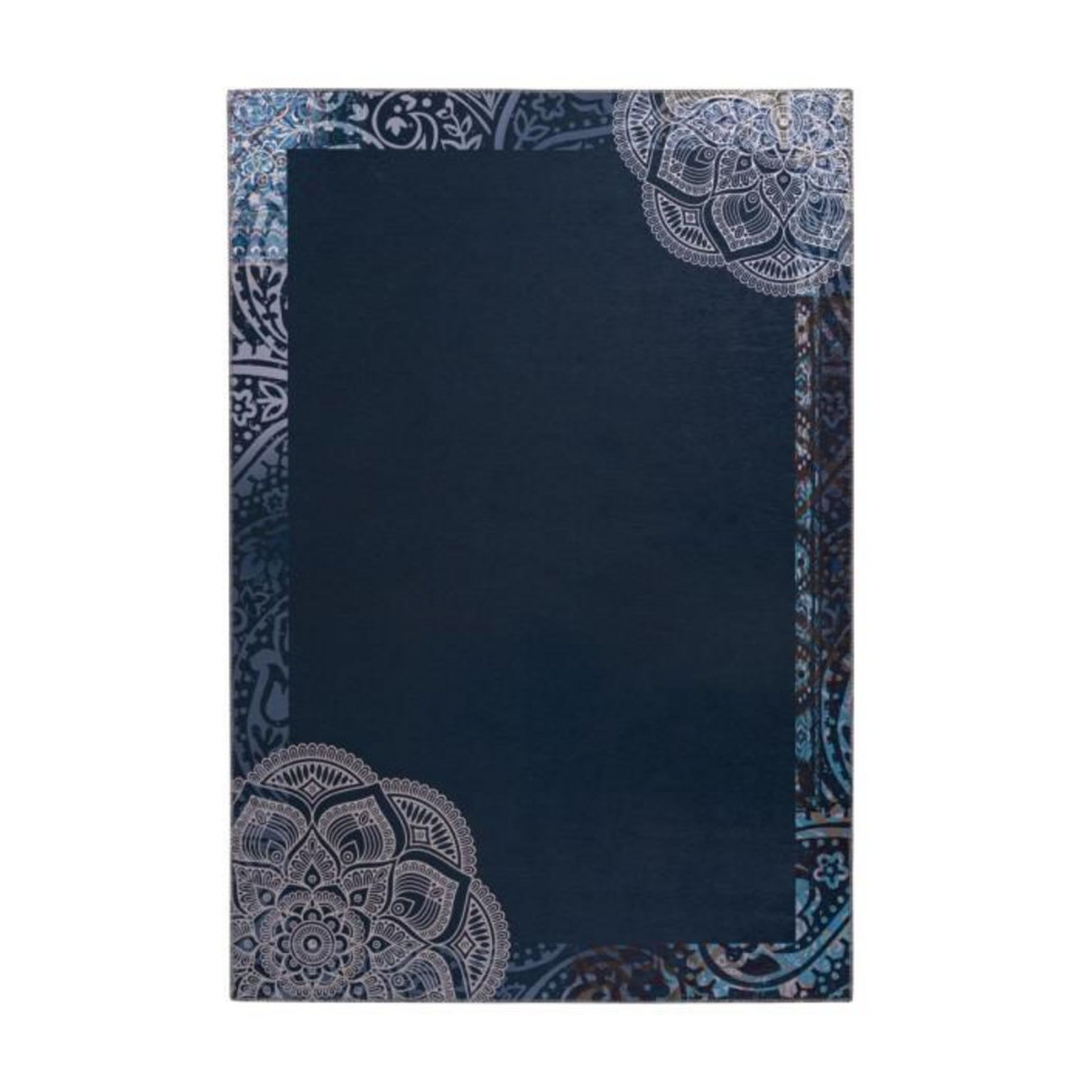 Paris Prix Tapis à Motifs Vintage  Medley  Bleu