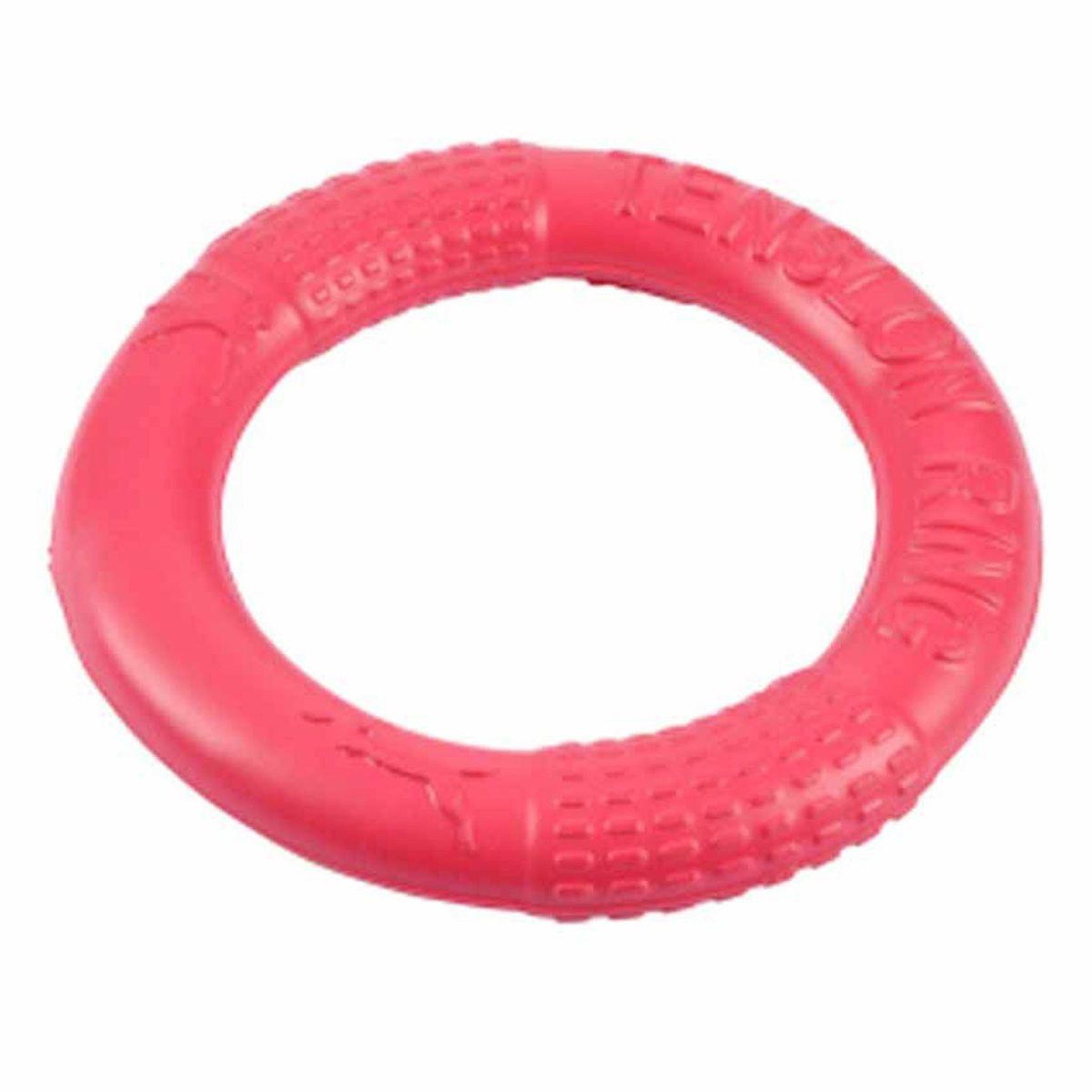 HOMEA Jouet pour chien  anneau eva fitness  17cm rouge