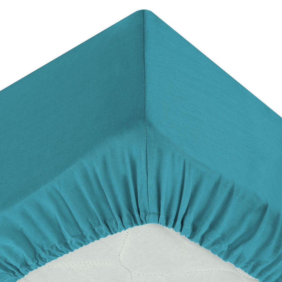 ATMOSPHERA Drap Housse bonnet 30 cm 100% Coton Esther