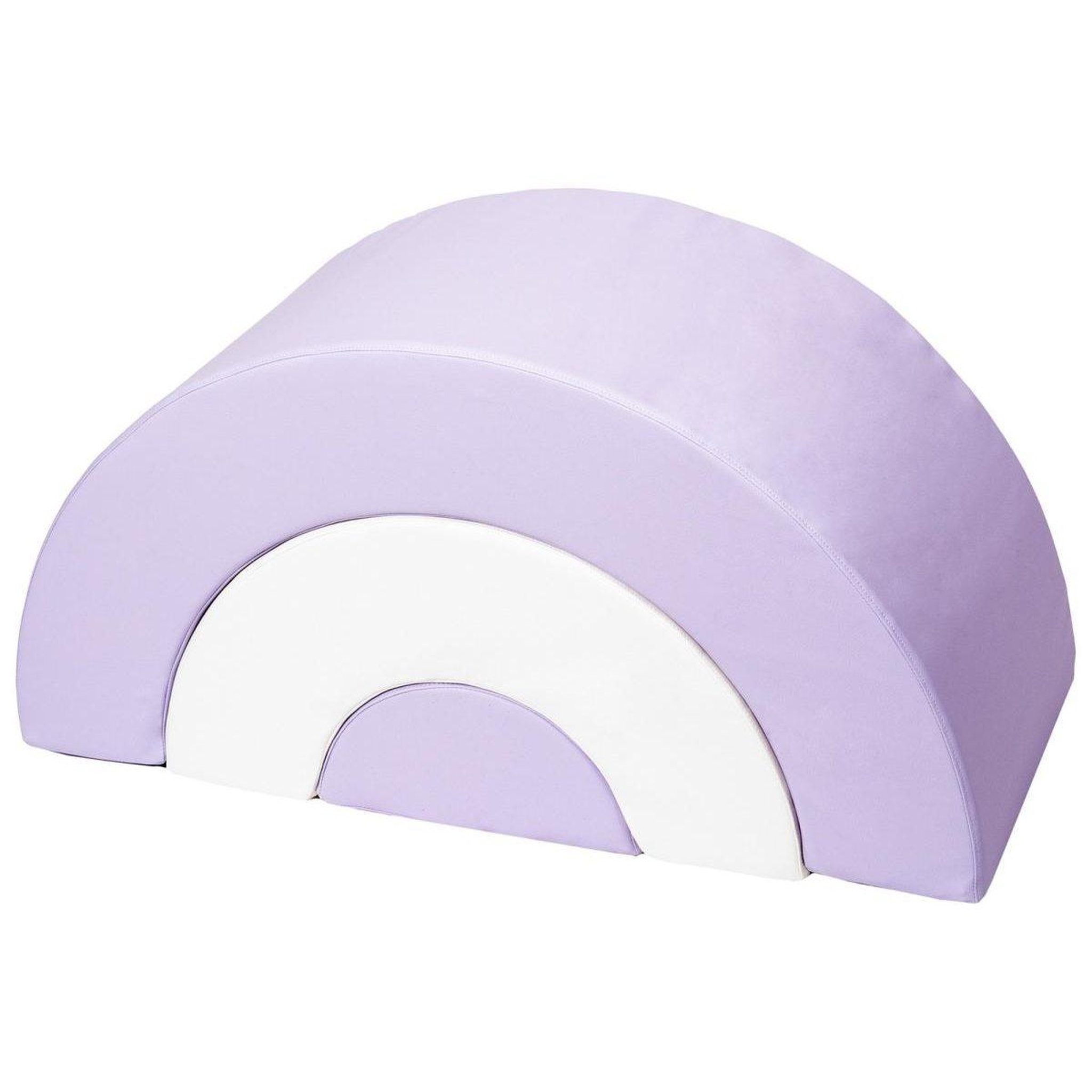 Voir la diapositive 2 : VELINDA Ensemble mini-arc-en-ciel (3 grands blocs de mousse) — blanc, lilas