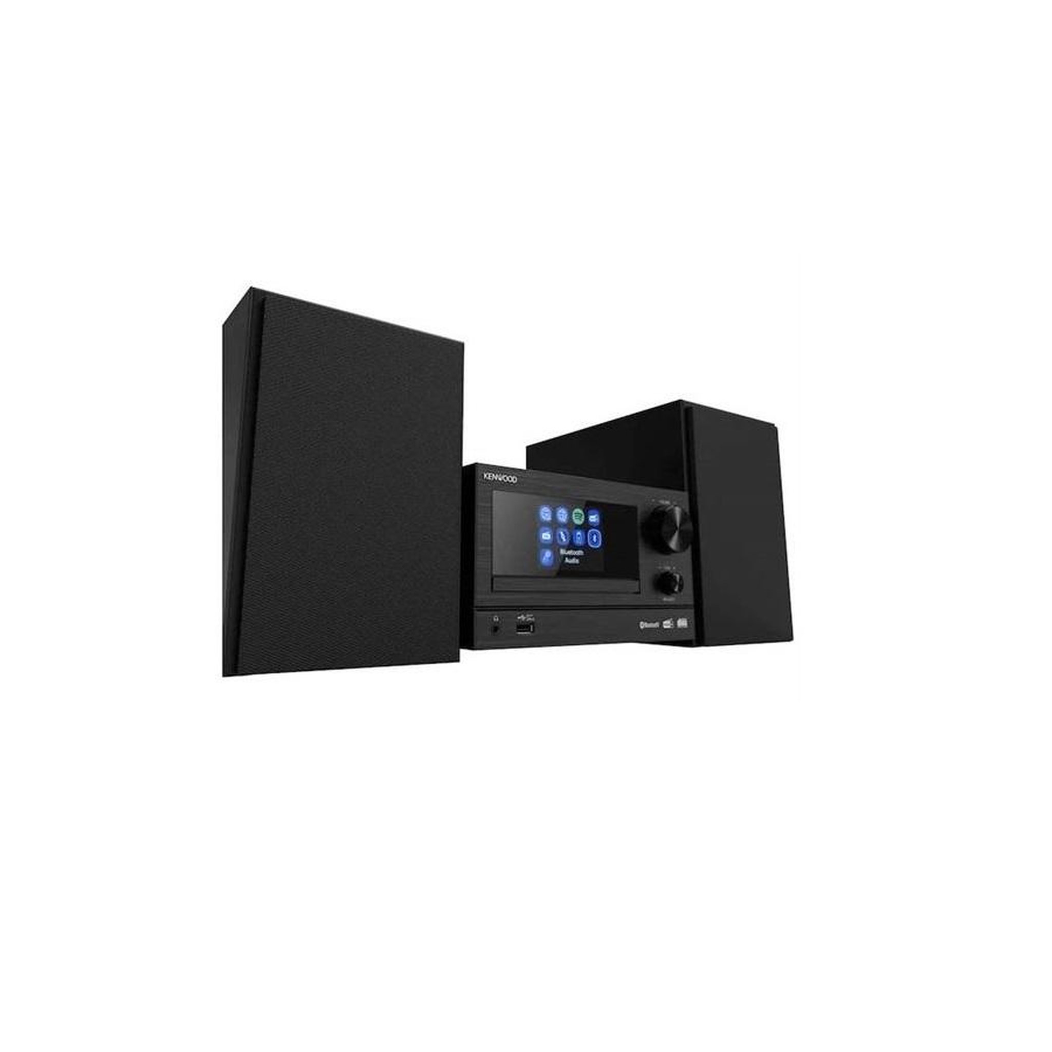 Voir la diapositive 6 : KENWOOD Micro-chaîne hi-fi 25w  noir avec bleautooth - M-7000S-B