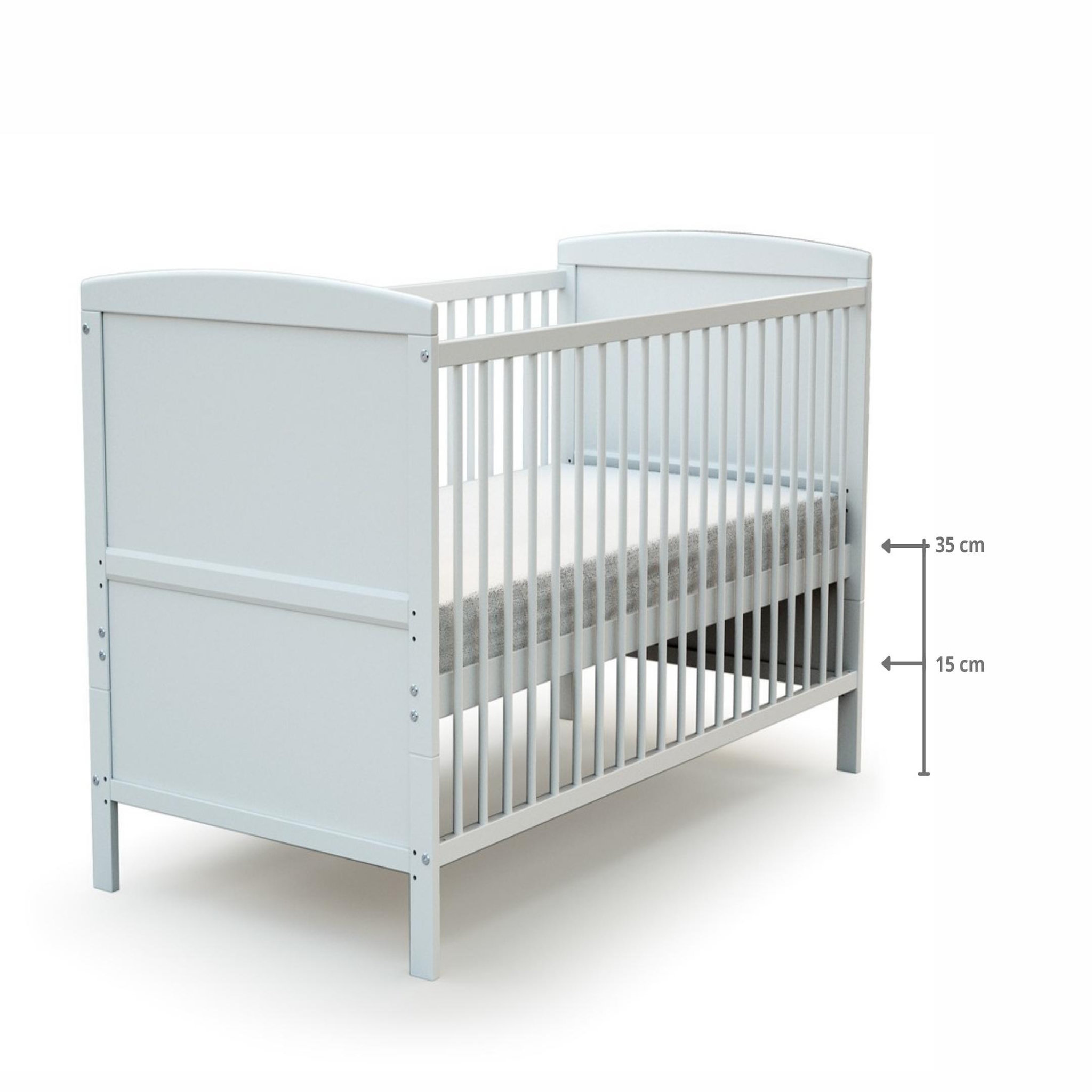 Voir la diapositive 4 : AT4 Lit bébé évolutif ESSENTIEL en bois