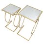 Voir la diapositive 5 : Paris Prix Lot de 2 Tables d'Appoint Design  Simply  70cm Or