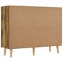 Voir la diapositive 5 : VIDAXL Buffet chene fume 90x30x72 cm bois d'ingenierie