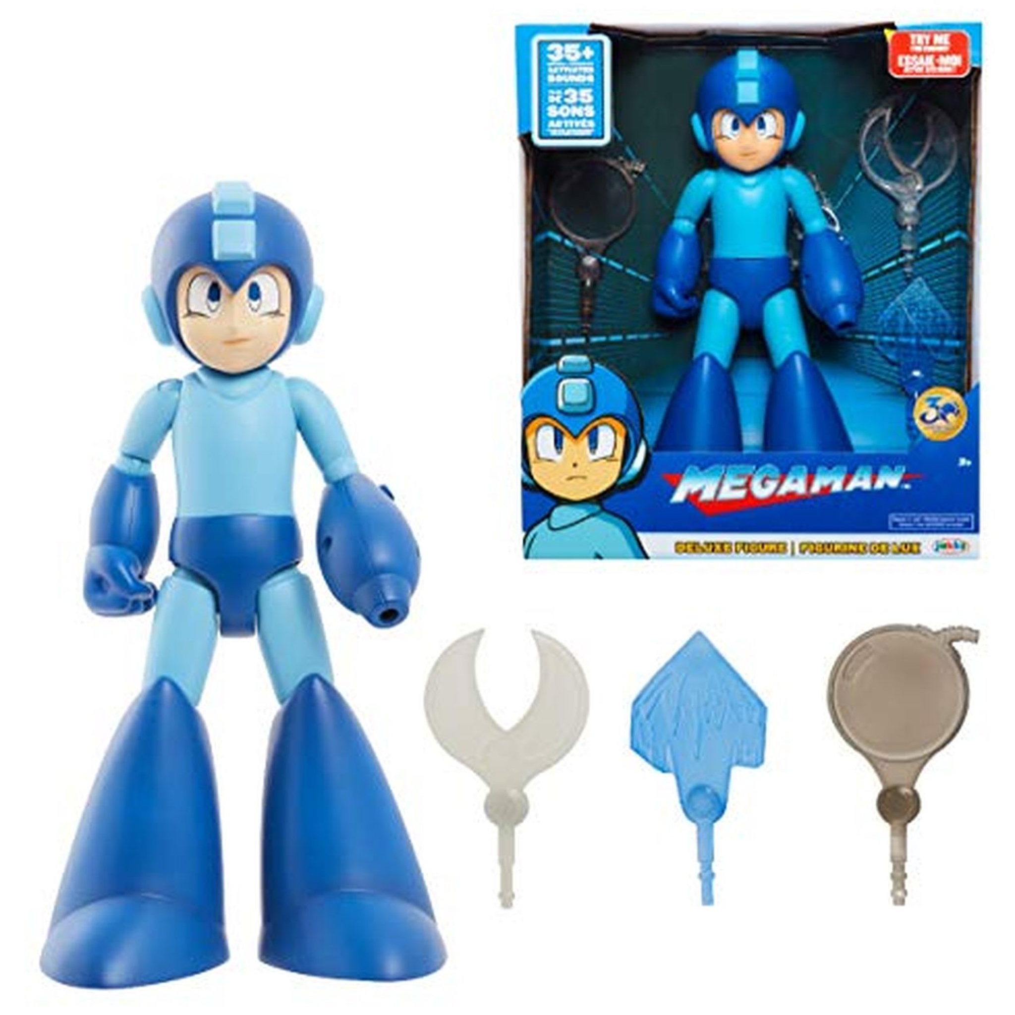 Voir la diapositive 2 : JAKKS PACIFIC Megaman Figurine Deluxe 30 cm