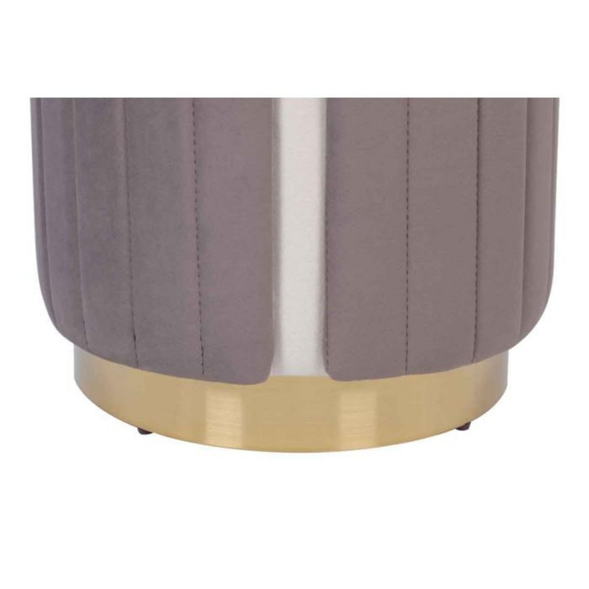 Paris Prix Tabouret Support Dorsal  Corvin  45cm Ivoire & Taupe