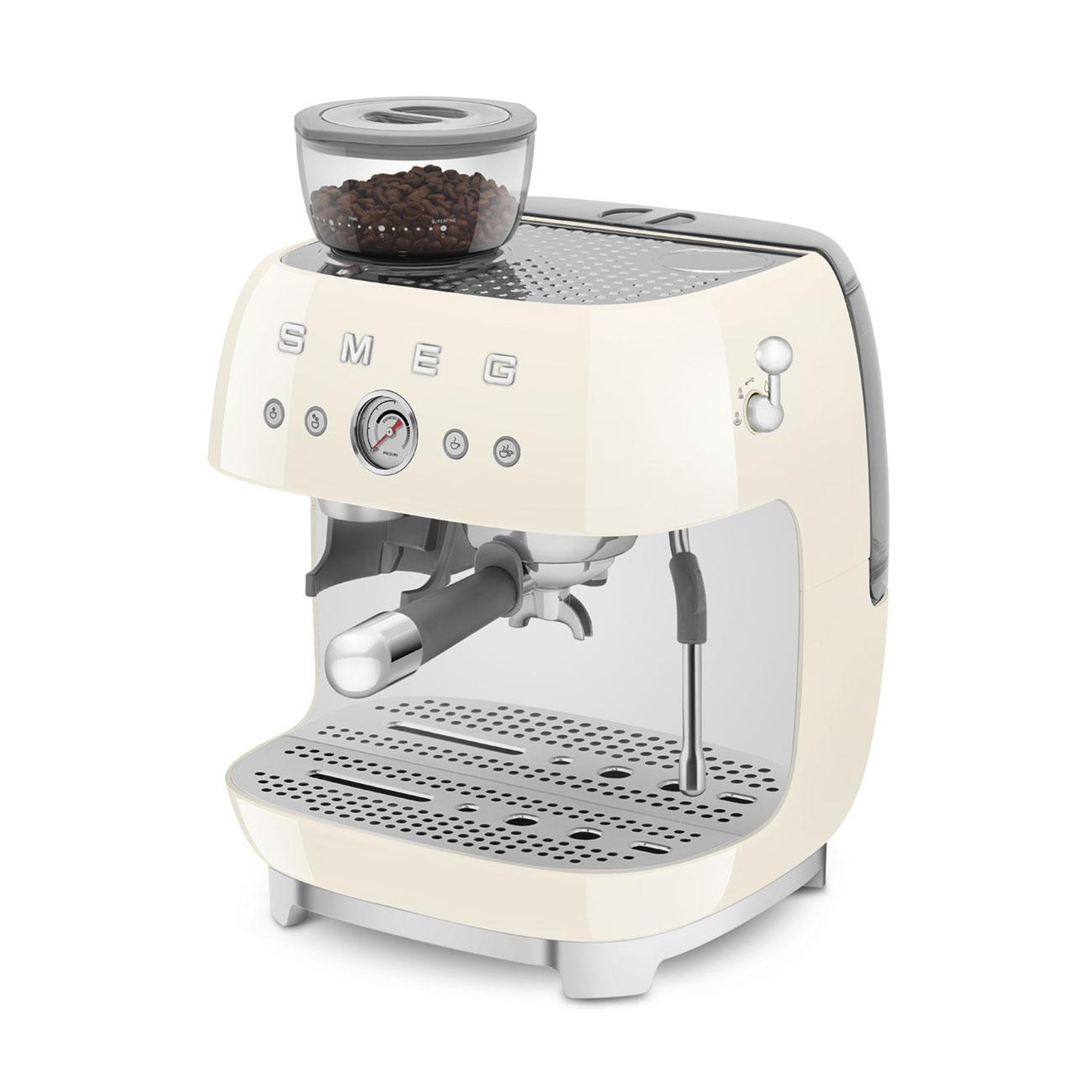 Voir la diapositive 6 : SMEG Expresso broyeur egf03creu