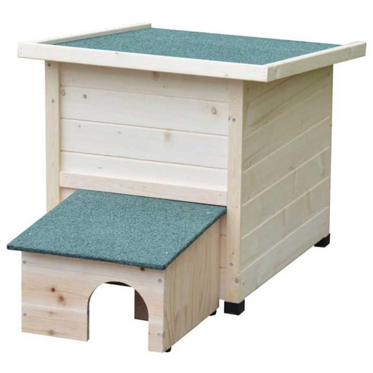@Pet pet Maison hérisson XL 53x65x52cm bois blanc