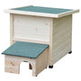 Voir la diapositive 2 : @Pet pet Maison hérisson XL 53x65x52cm bois blanc