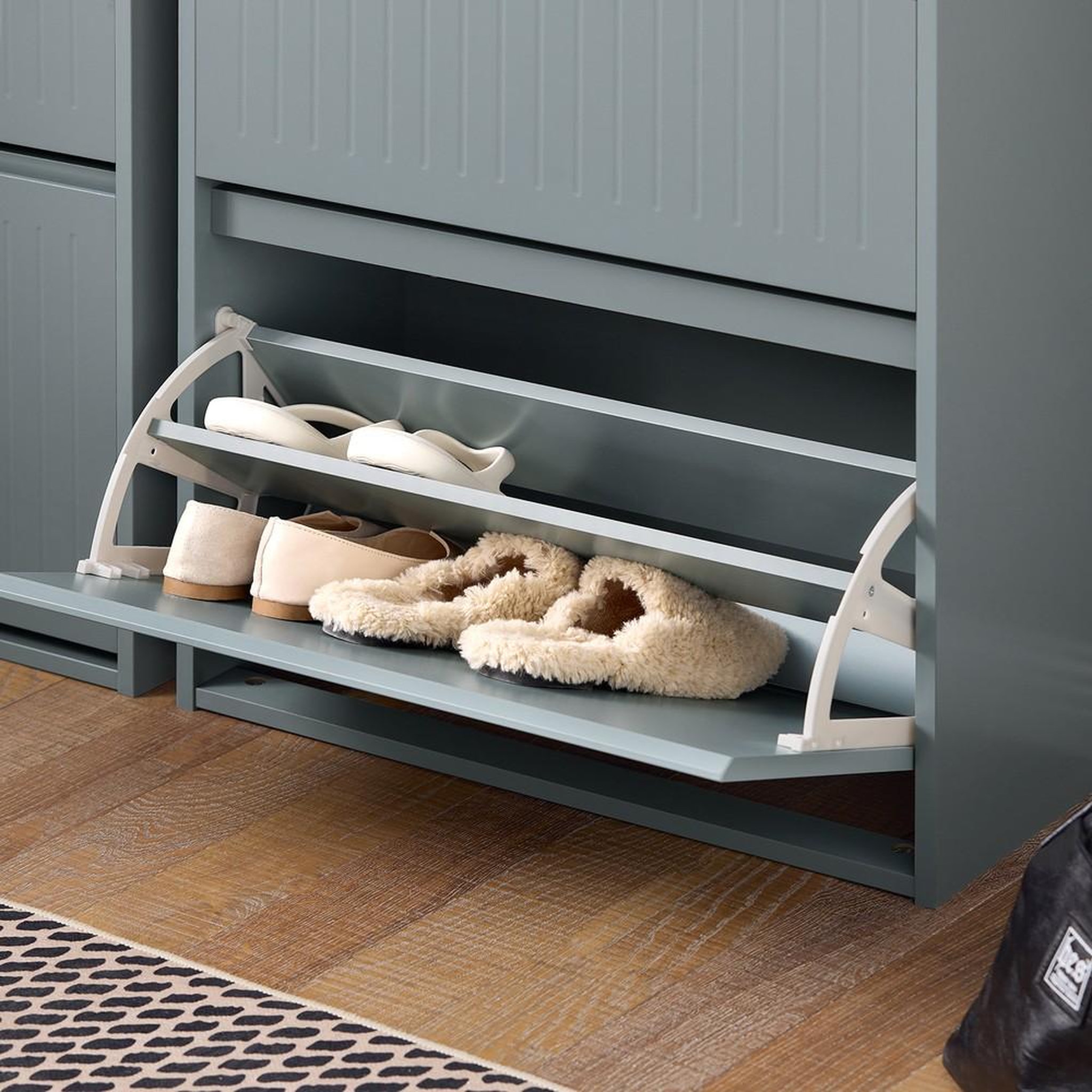 Voir la diapositive 4 : SOBUY SoBuy - Meuble À Chaussures 2 portes - Nordique - FSR165-K