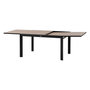 Voir la diapositive 4 : HESPERIDE Table de jardin extensible en aluminium effet bois 10 places EVASION