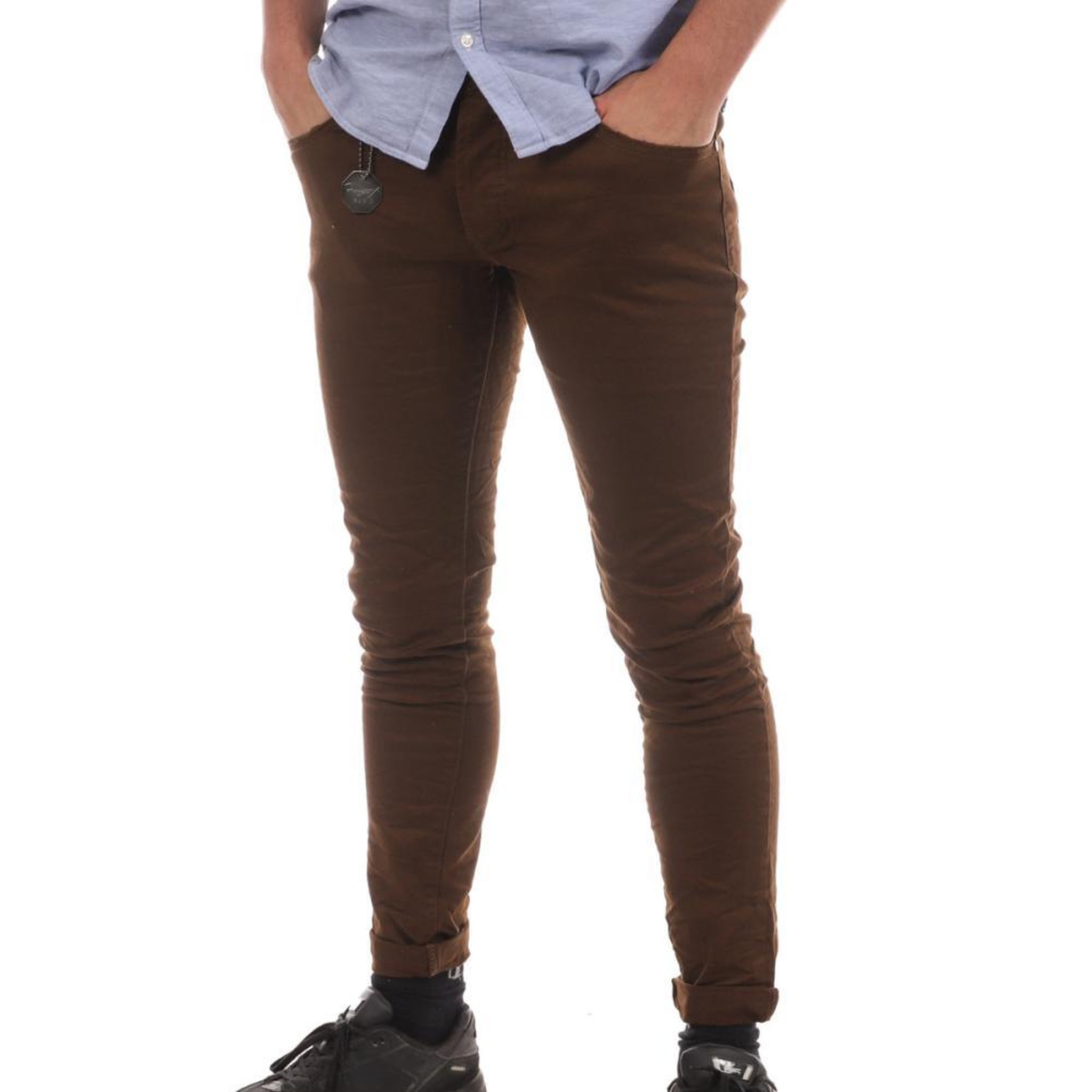 Project X Jean Skinny  Foncé Homme Project X Paris 88169928. Coloris disponibles : Marron