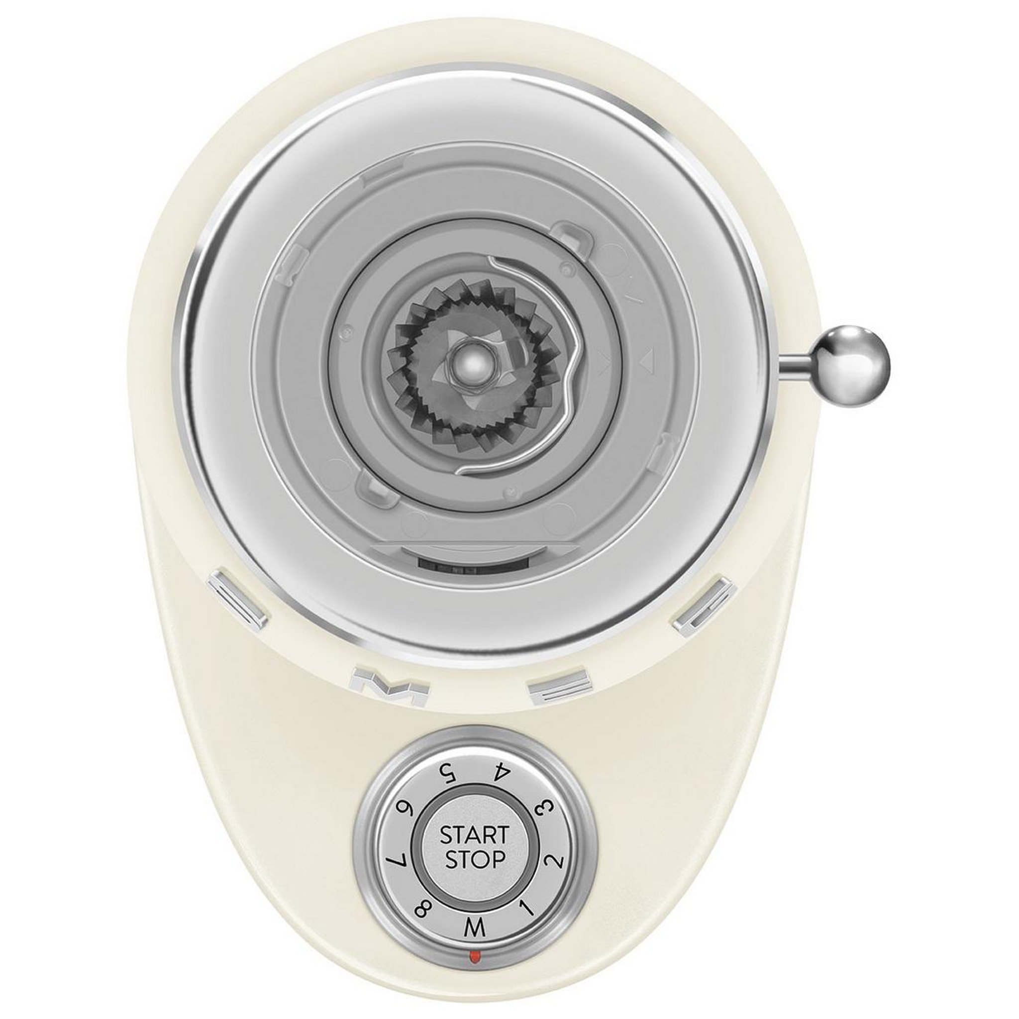 Voir la diapositive 5 : SMEG Moulin à café 240g 150w crème - cgf03creu