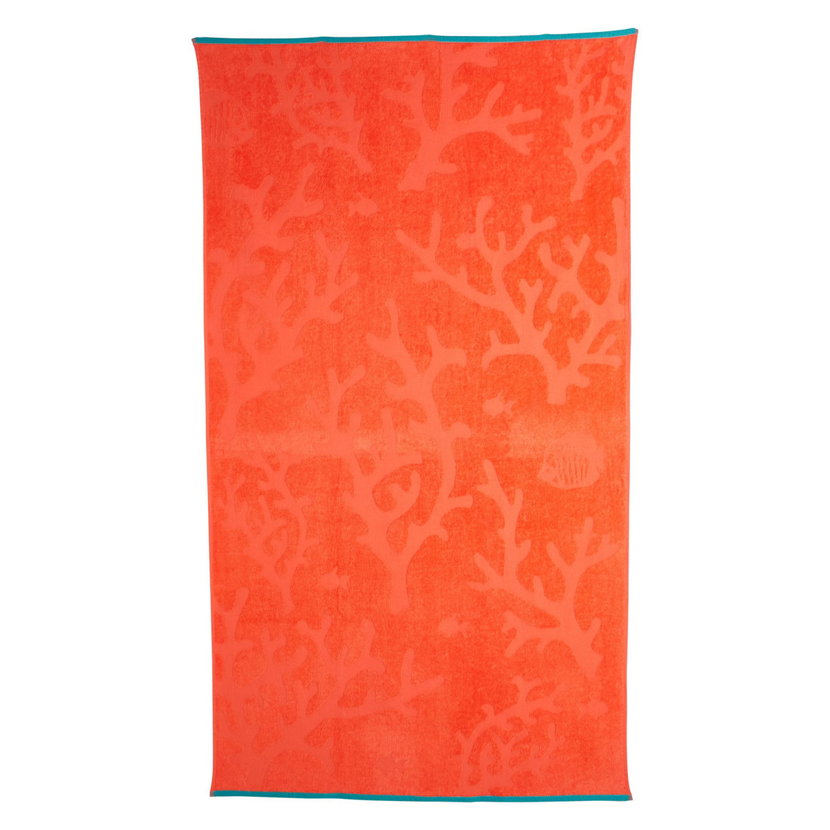 ACTUEL Drap de plage fantaisie en coton 365 g/m²  CORALS 