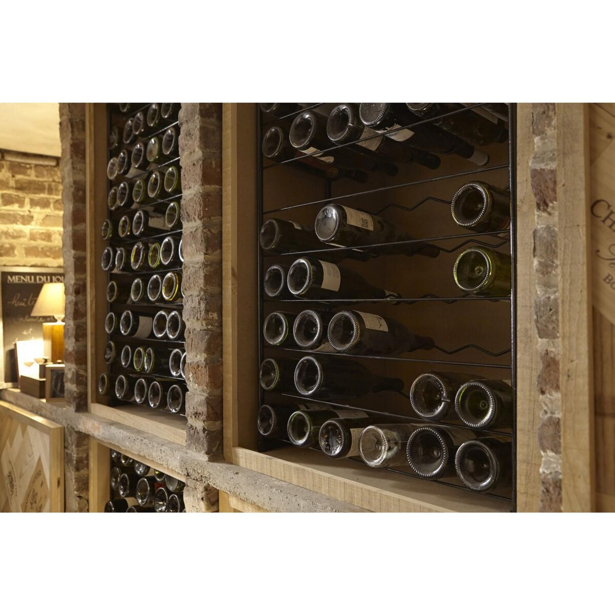 CENTRALE BRICO Casier 60 emplacements acier plastifié