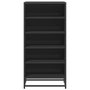 Voir la diapositive 4 : VIDAXL Etagere a chaussures noir 48x38x97,5 cm bois d'ingenierie