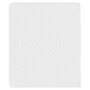 VIDAXL Couvre-matelas matelasse Blanc 180x200 cm Lourd