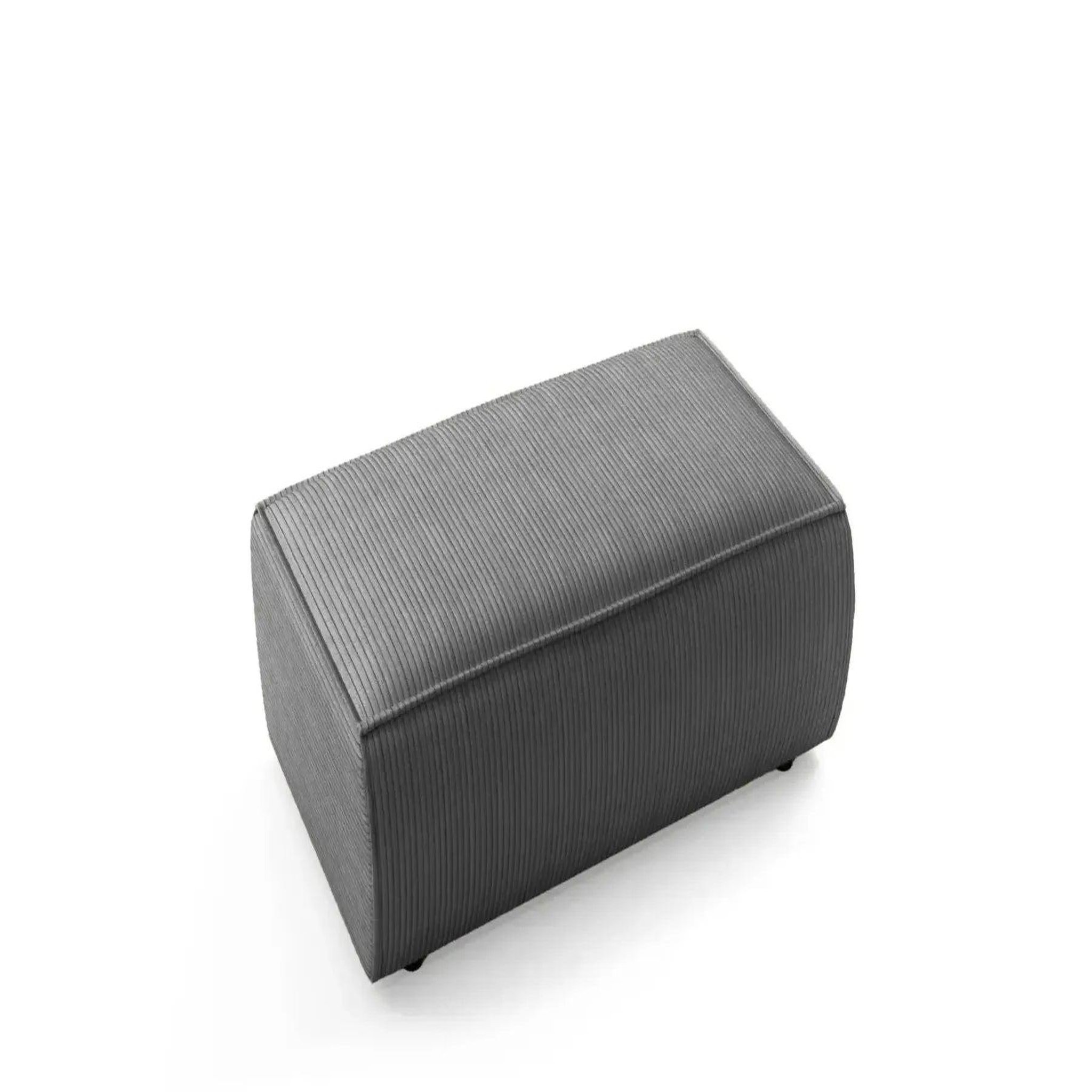 Voir la diapositive 5 : CASANOVA PARIS Jade - pouf velours côtelé