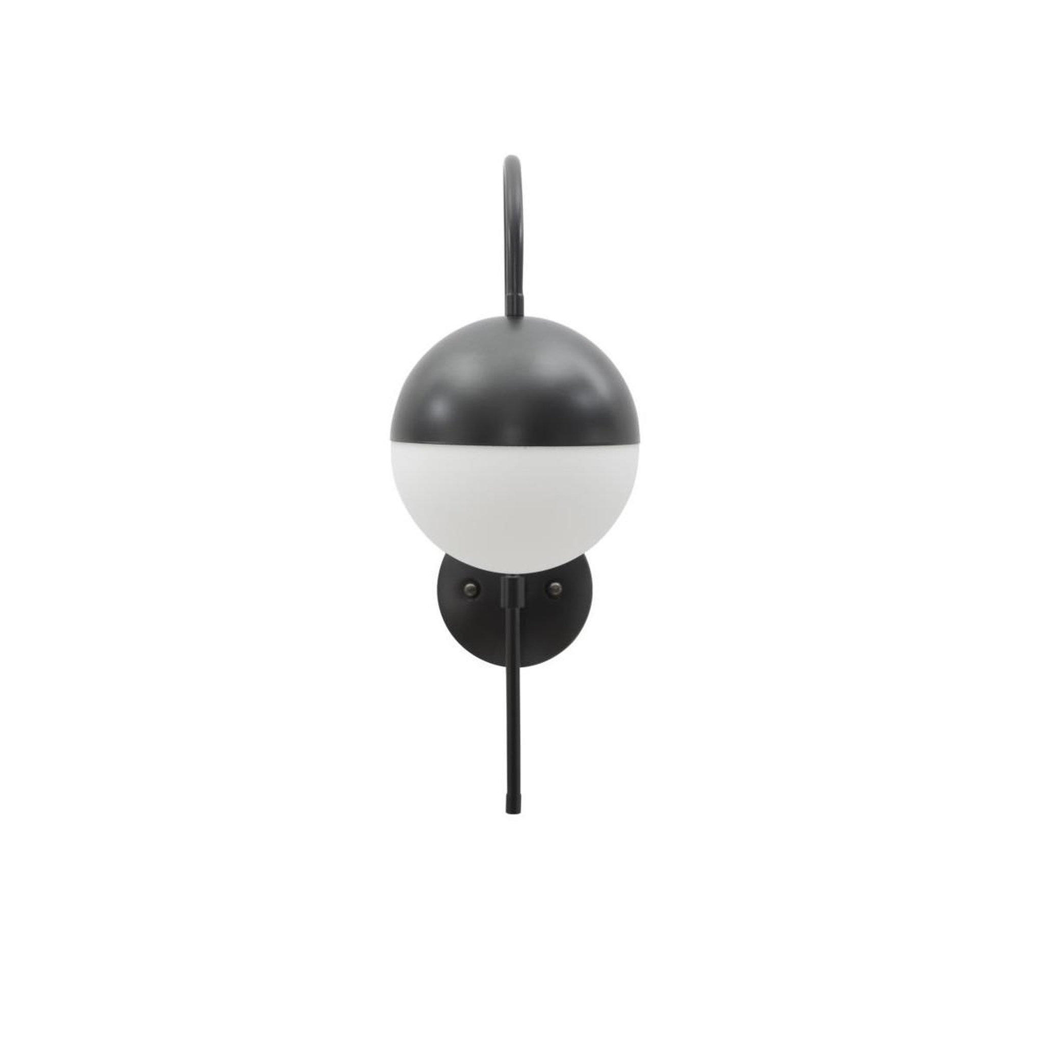 Voir la diapositive 3 : Paris Prix Applique murale sphère  glamy street  51cm blanc & noir