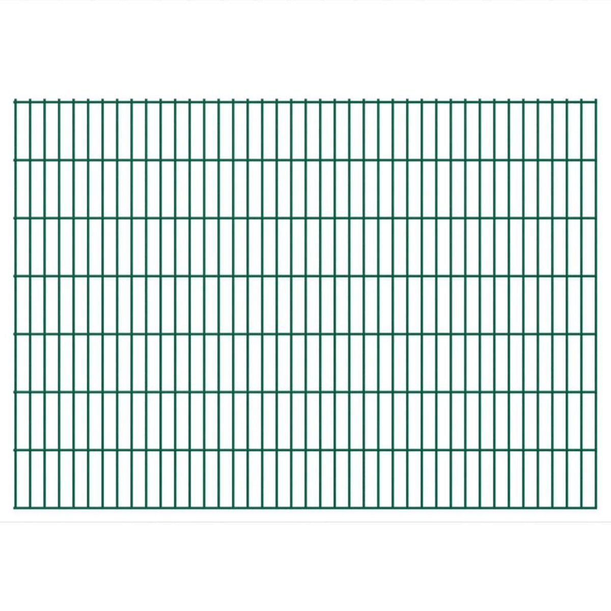 VIDAXL Panneau de cloture de jardin 2D 2,008x1,43 m Vert