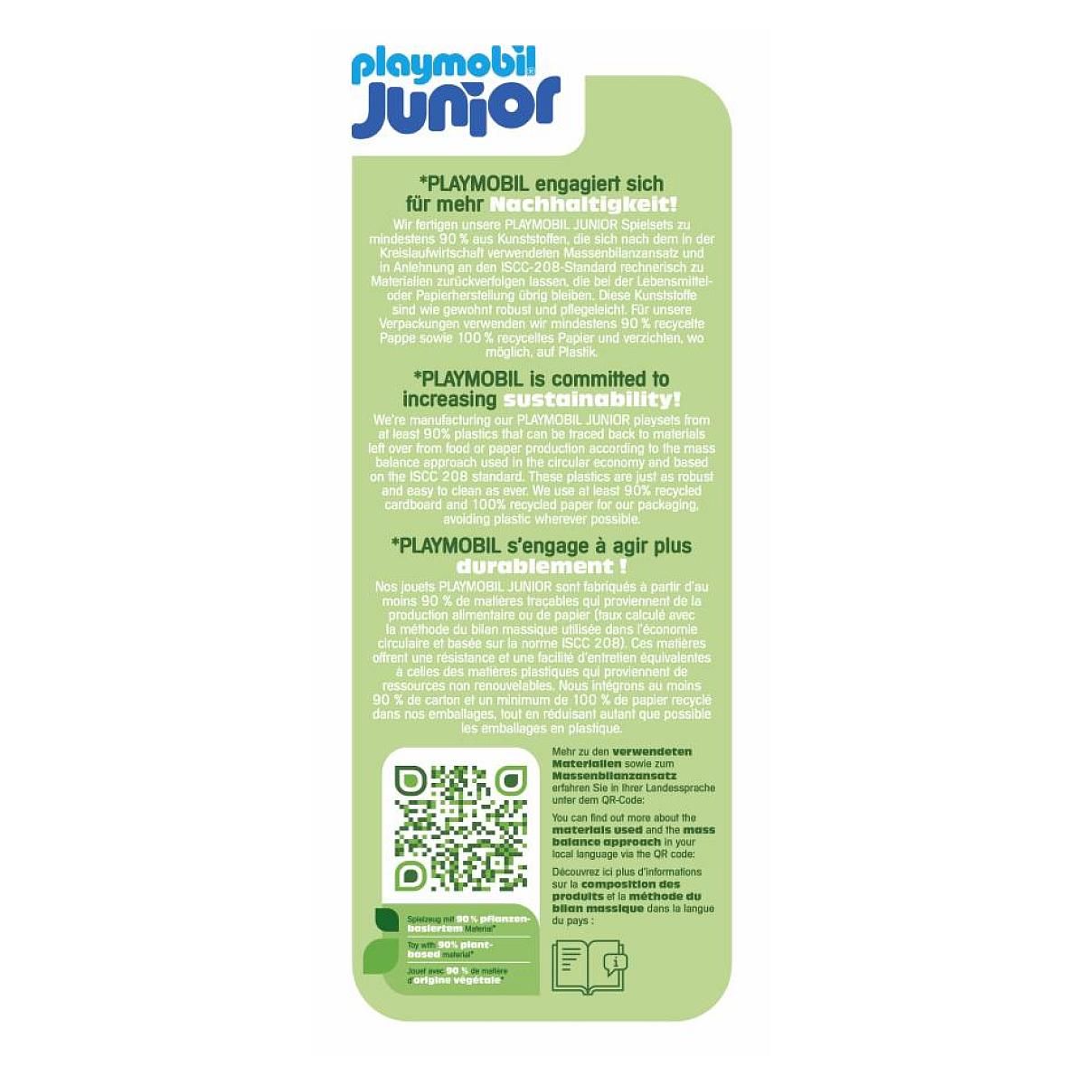 PLAYMOBIL 71690 Junior : maison des animaux