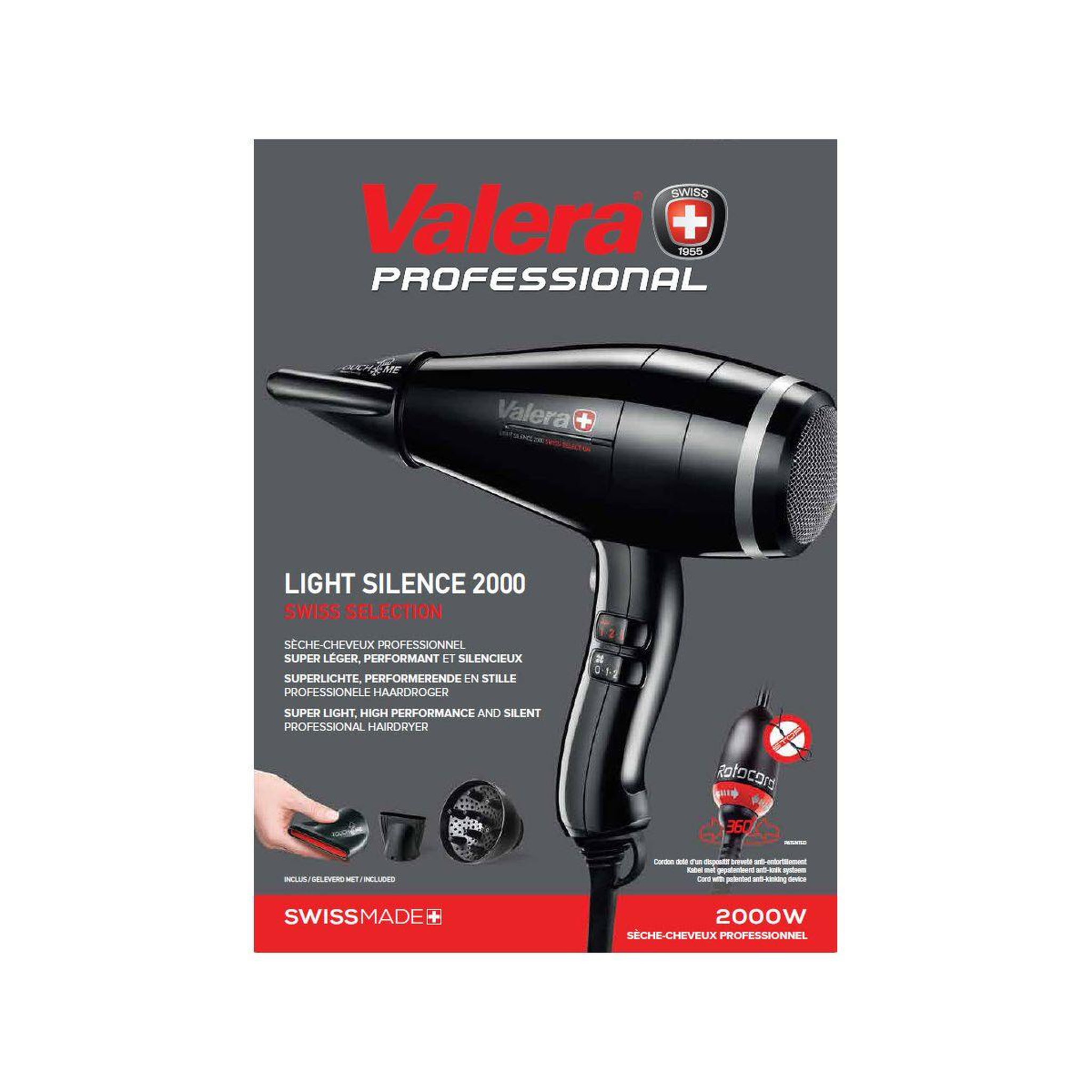 Voir la diapositive 4 : VALERA Sèche cheveux light silence va ls2000
