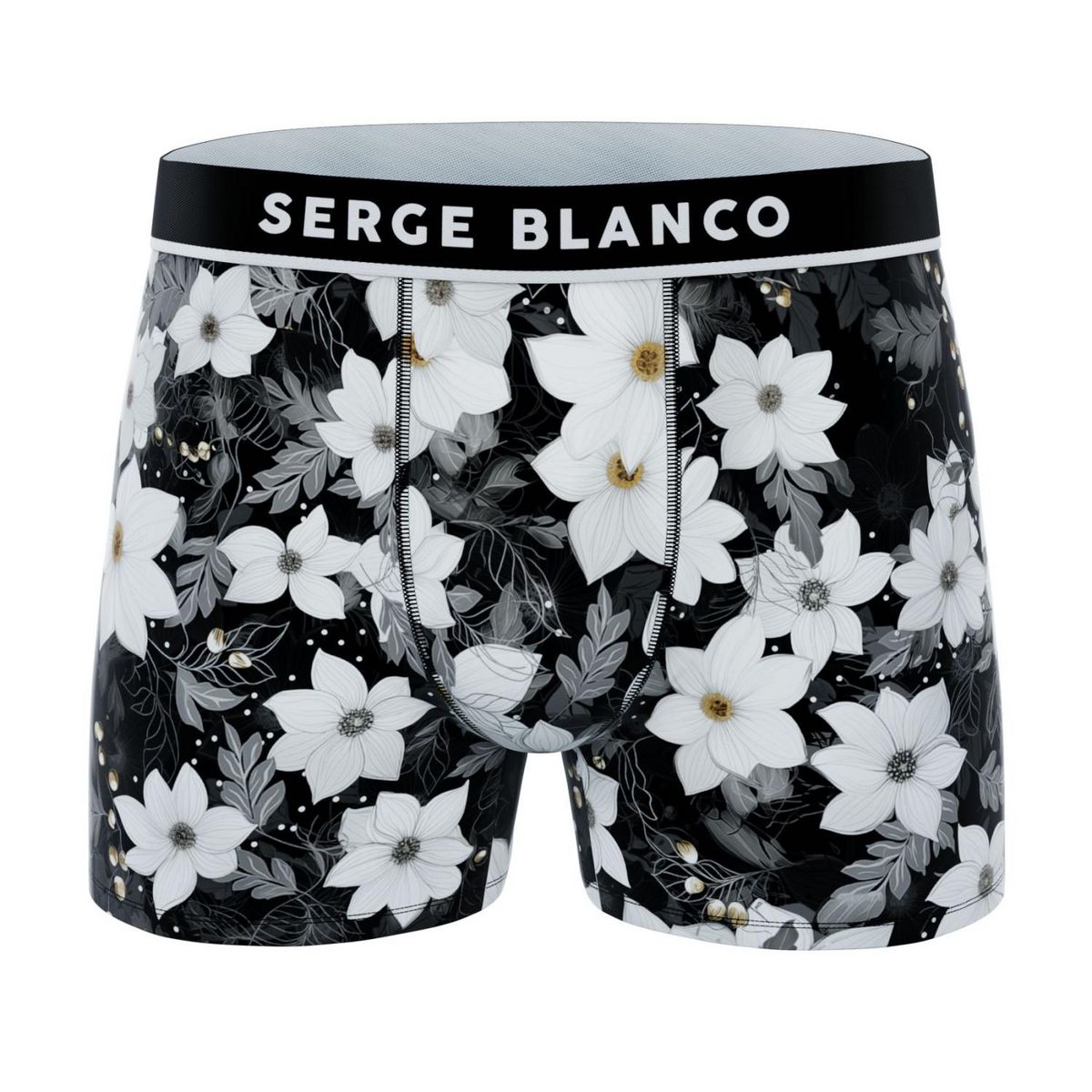 SERGE BLANCO Lot de 3 boxers homme Sublimation