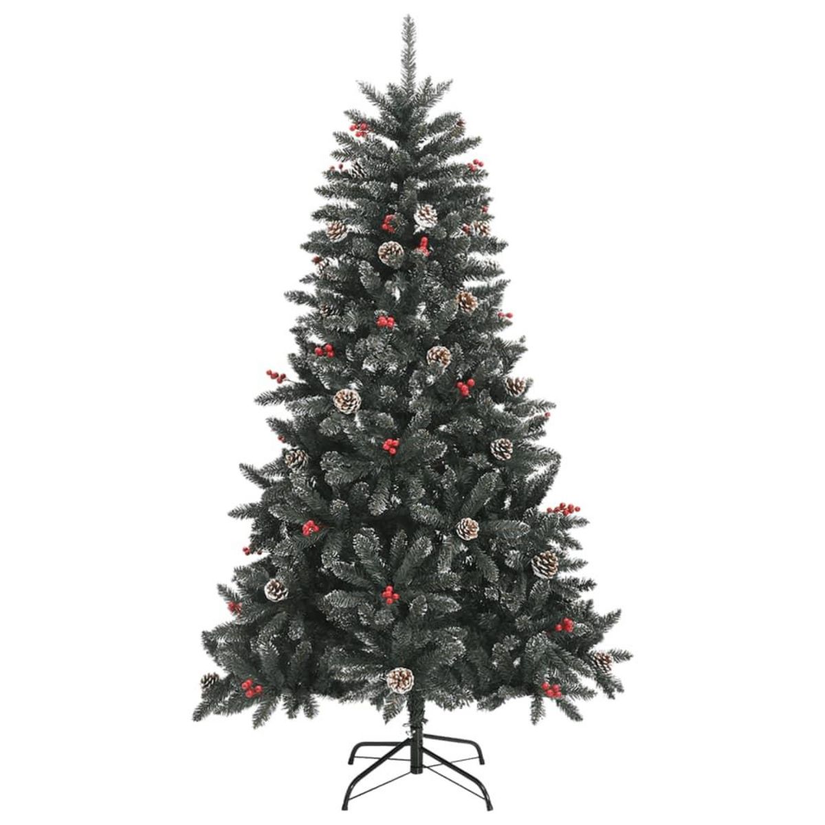 VIDAXL Sapin de Noël artificiel avec support Vert 150 cm PVC