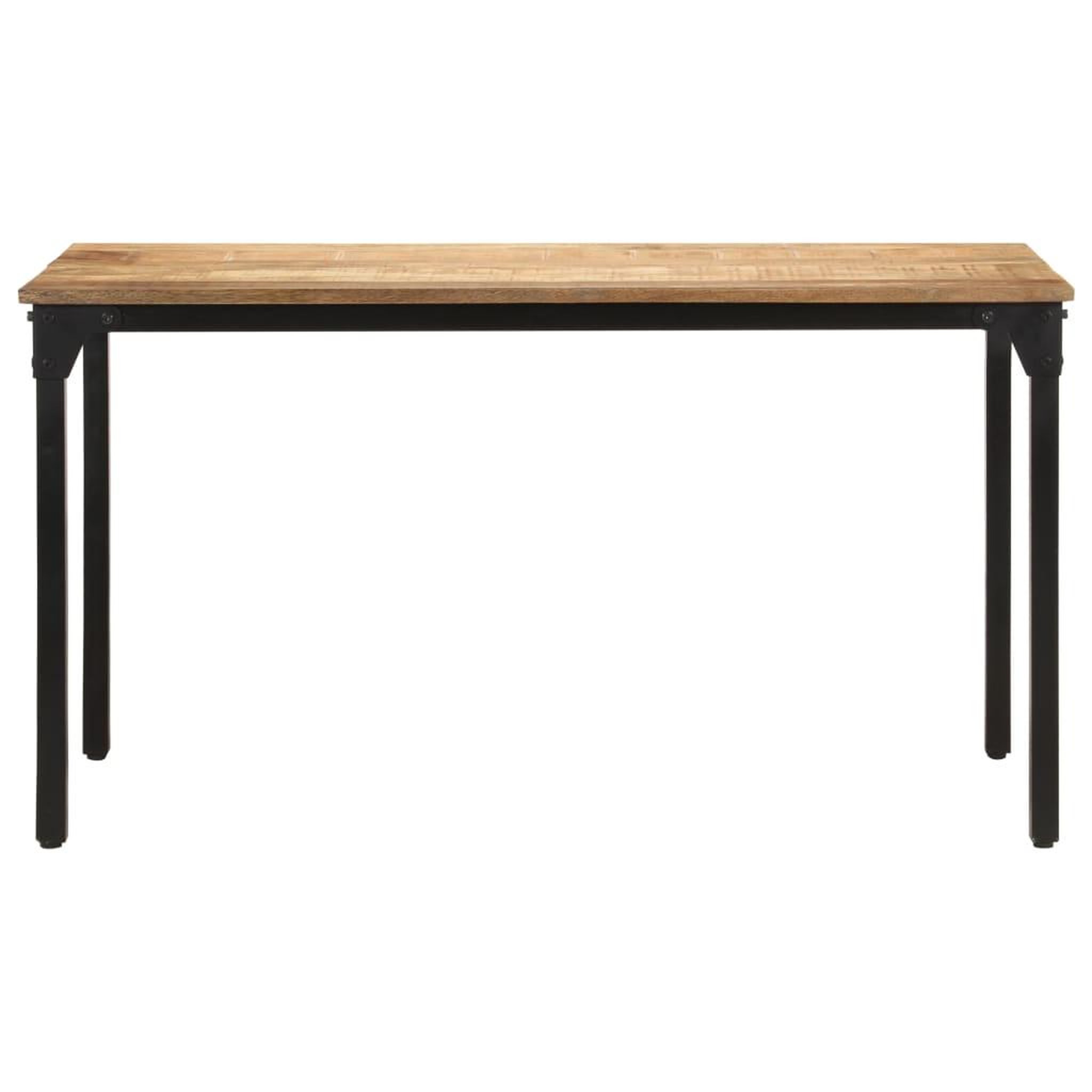 Voir la diapositive 2 : VIDAXL Table de salle a manger 140x70x76 cm Bois de manguier brut