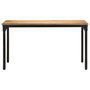 Voir la diapositive 2 : VIDAXL Table de salle a manger 140x70x76 cm Bois de manguier brut