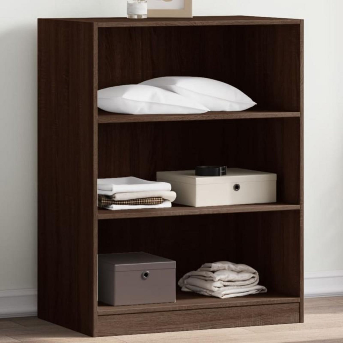 VIDAXL Garde robe chêne marron 77x48x102 cm bois d ingénierie