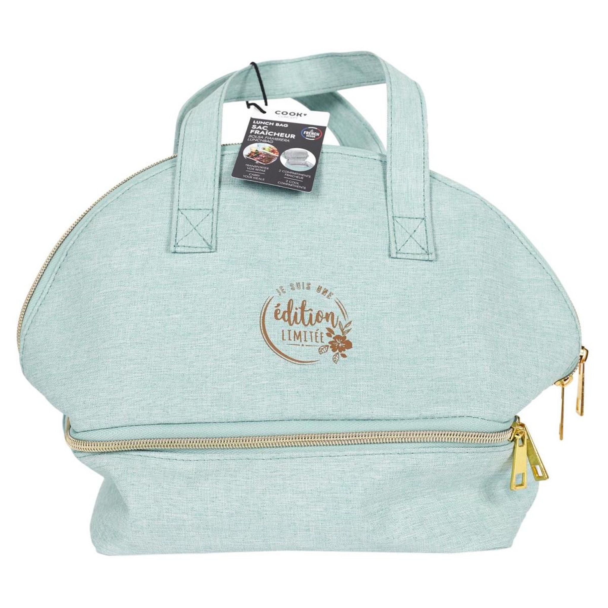 Voir la diapositive 6 : COOK CONCEPT Sac Fraîcheur 2 Compartiments  Lady Boss  27cm Bleu