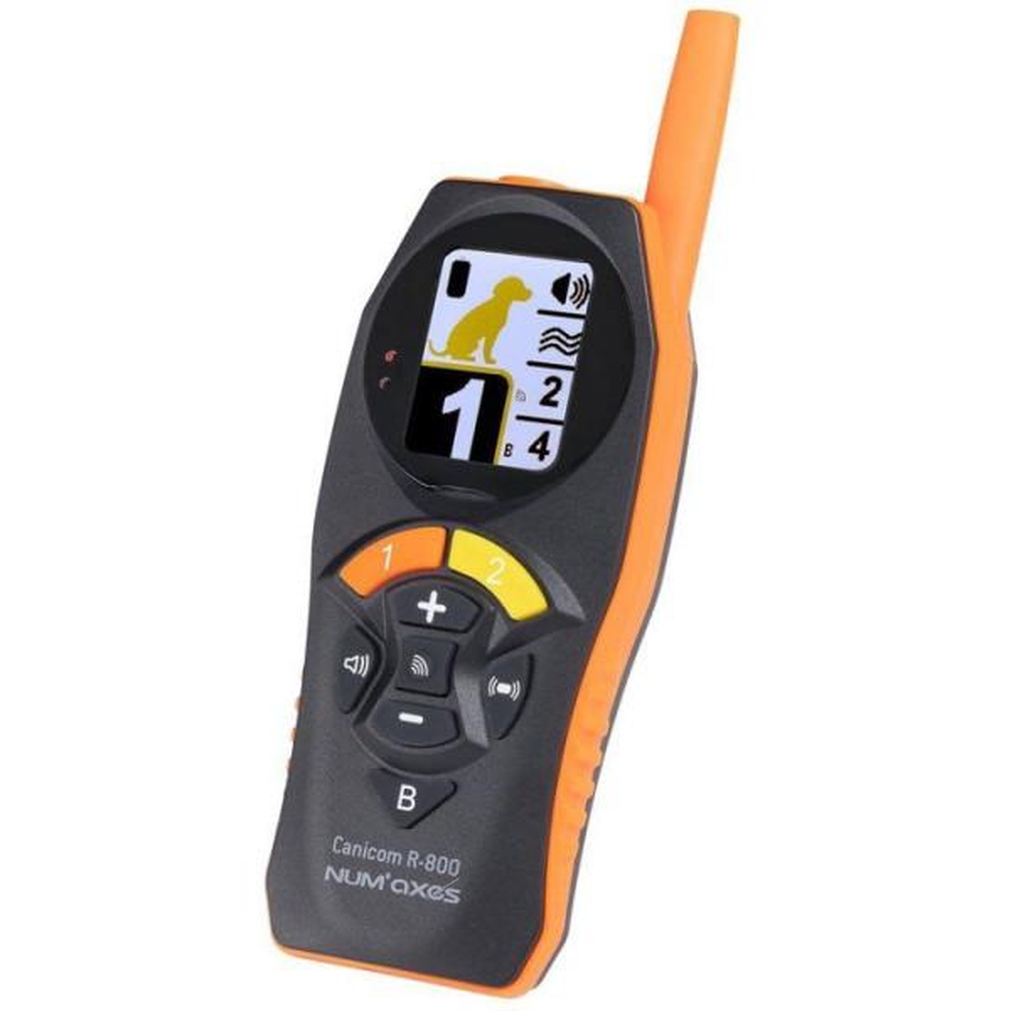 Voir la diapositive 2 : NUM'AXES Ensemble complet de dressage - NUM'AXES - CANICOM R-800 - Pour chien - Rechargeable - Orange